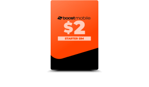 $2 Boost Mobile Prepaid SIM , on the Telstra Mobile Network, Recharge at an additional cost, SIM fits any device