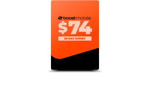 $74 Boost Mobile Prepaid SIM on the Telstra Mobile Network, SIM fits any device